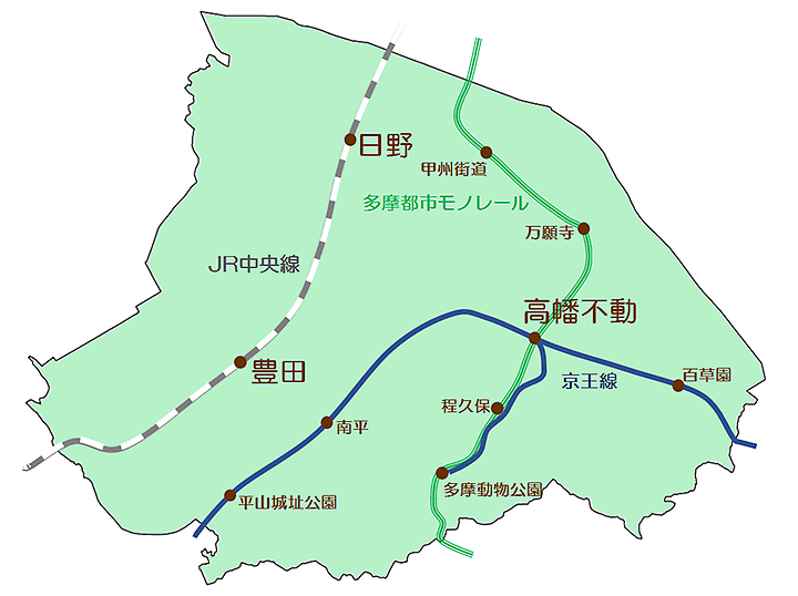 日野市地図